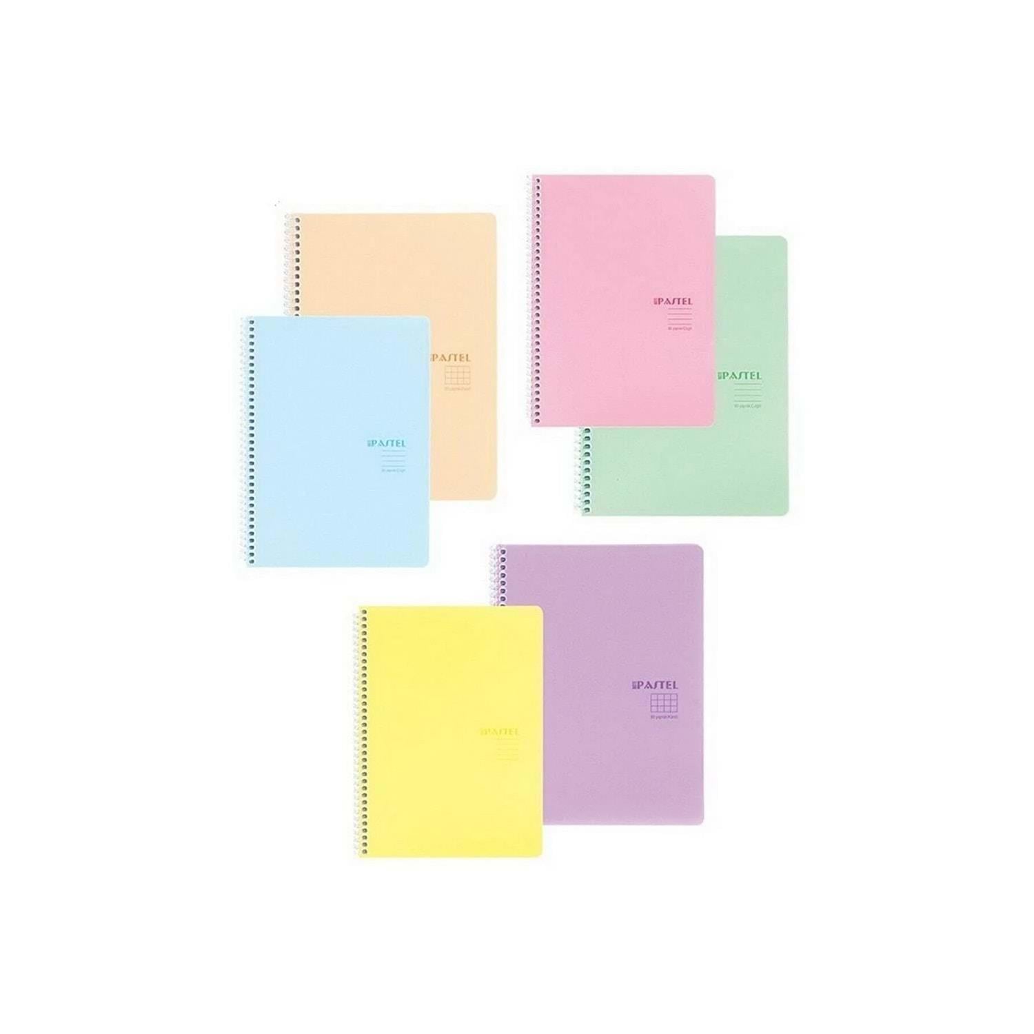 Keskin A5 72 Yp.Kar. PP Kp.Spiralli Pastel Show DefterKeskin A5 72 Yp.Kar. PP Kp.Spiralli Pastel Show Defter - Kirtasiyem.netSpiralli Plastik Kapak Defterler