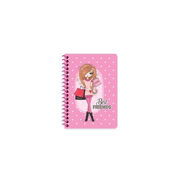 Keskin A6 48 Yp. Çiz.Karton Kap.Tel Dik. Best Friends BloknotKeskin A6 48 Yp. Çiz.Karton Kap.Tel Dik. Best Friends Bloknot - Kirtasiyem.netOkul Defterleri
