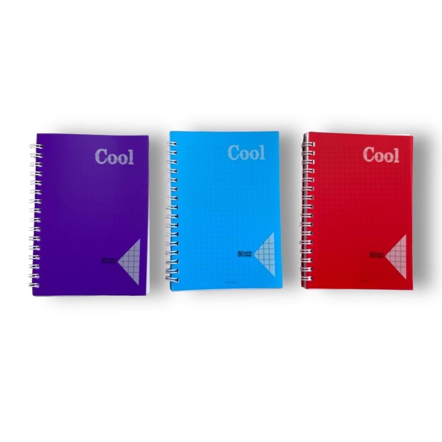 Keskin A6 80 Yp.Çizgili PP Kp.Spiralli Cool DefterKeskin A6 80 Yp.Çizgili PP Kp.Spiralli Cool Defter - Kirtasiyem.netSpiralli Bloknotlar