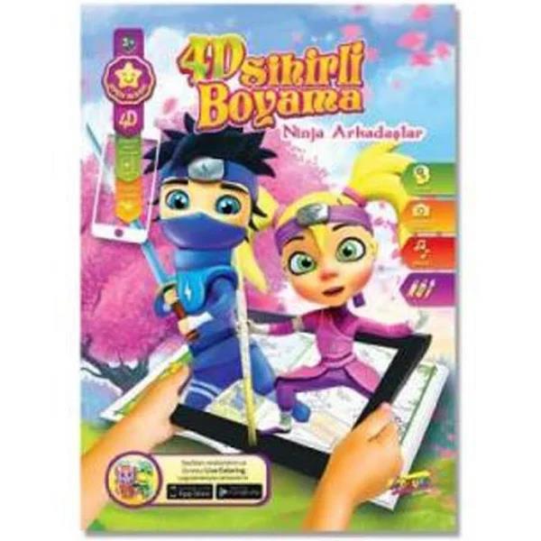 Keskin Color 4D Renkli Boyama Kitabı-Ninja Arkadaşlar 20*28 8 YaprakKeskin Color 4D Renkli Boyama Kitabı-Ninja Arkadaşlar 20*28 8 Yaprak - Kirtasiyem.netBoyama Kitapları