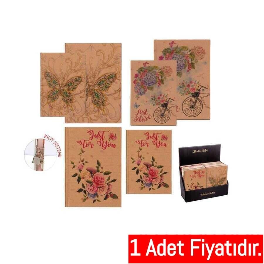 Keskin Color Hatıra Defteri Kilitli Kraft 17*24 96 Yaprak (1 Adet)Keskin Color Hatıra Defteri Kilitli Kraft 17*24 96 Yaprak - Kirtasiyem.netHatıra Defterleri