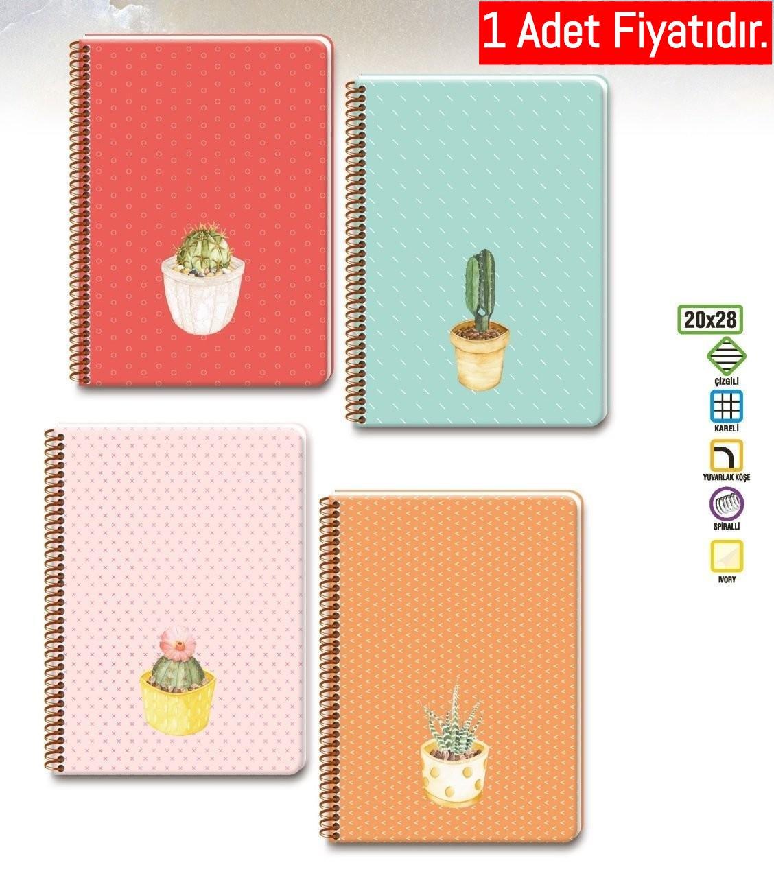 Keskin Color Saguaro Spiralli Sert Kapak Defter 20X28 100-1 Yaprak ÇizgiliKeskin Color Saguaro Spiralli Sert Kapak Defter 20X28 100-1 Yaprak Çizgili - Kirtasiyem.netSert Kapak Defterler