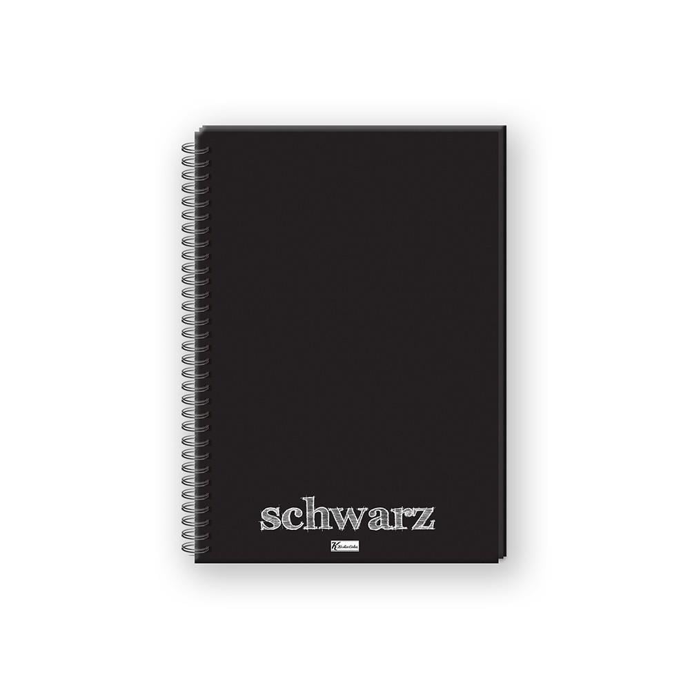 Keskin Color Schwarz Plastik Kapak Spiralli Defter 14*20 60 Yaprak ÇizgiliKeskin Color Schwarz Plastik Kapak Spiralli Defter 14*20 60 Yaprak Çizgili - Kirtasiyem.netSpiralli Defterler