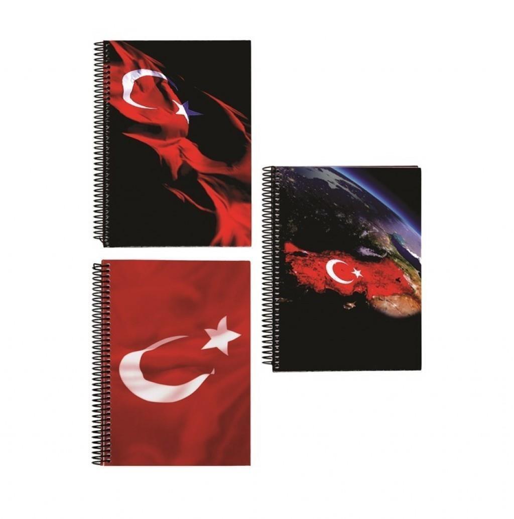 Keskin Color Sert Kapak Spiralli Defter Bayrak 17*24 120 Yaprak KareliKeskin Color Sert Kapak Spiralli Defter Bayrak 17*24 120 Yaprak Kareli - Kirtasiyem.netSpiralli Sert Kapak Defterler