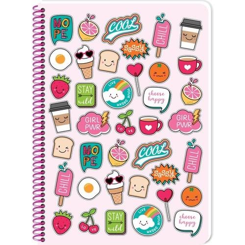 Keskin Color Spiralli PP Kapak Sweet Fun Defter A4 80-1 ÇizgiliKeskin Color Spiralli PP Kapak Sweet Fun Defter A4 80-1 Çizgili - Kirtasiyem.netSpiralli Plastik Kapak Defterler