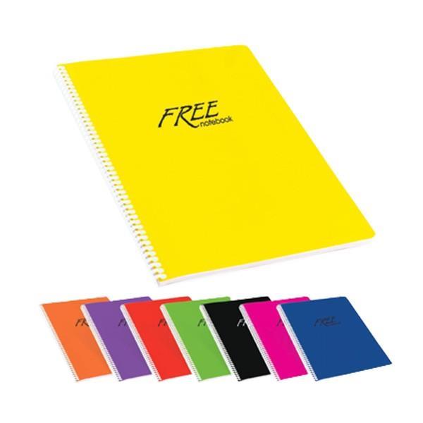 Keskin Free Plastik Kapak Defter A4 120-1 Yaprak Çizgili Keskin Color Free Plastik Kapak Defter A4 120 Yaprak Çizgili  - Kirtasiyem.netPlastik Kapak Defterler