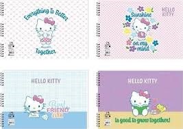 Keskin Hello Kitty and Friends 25X35 15 Yp. Spiralli Resim DefteriResim Defterleri