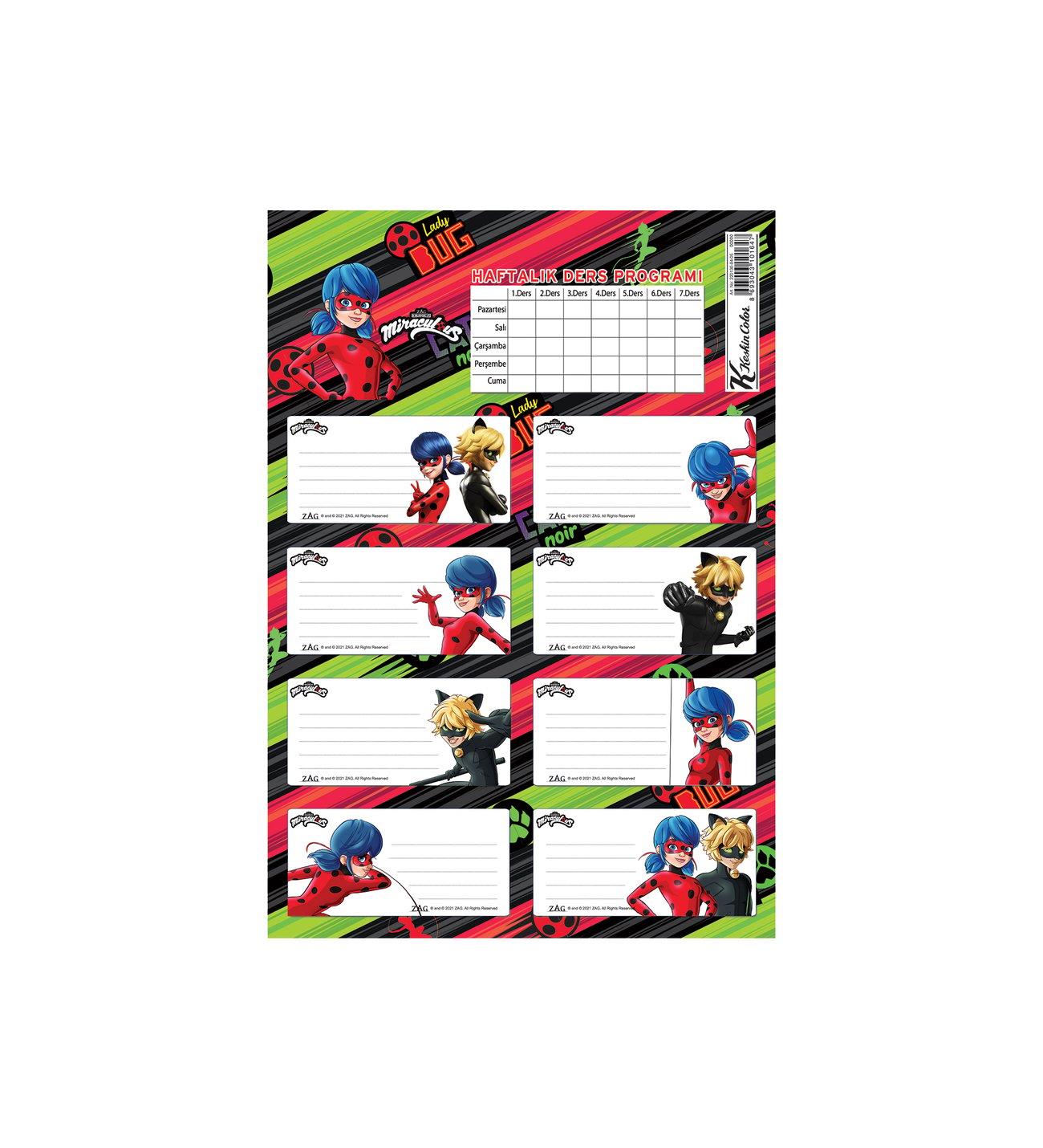Keskin Lady Bug Ders Prog.3Lü EtiketKeskin Lady Bug Ders Prog.3Lü Etiket - Kirtasiyem.netOkul Etiketleri