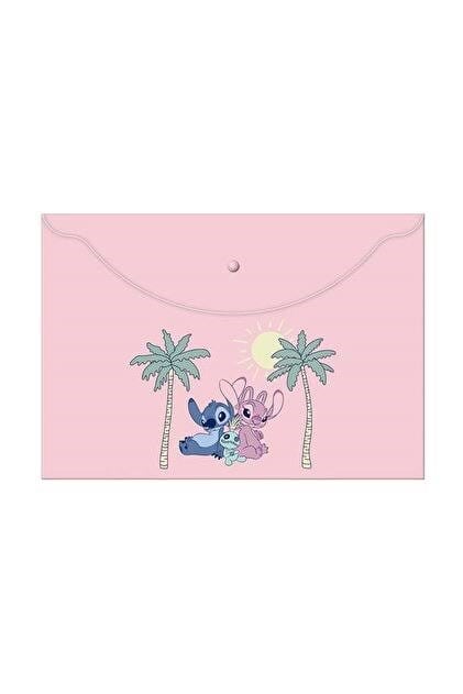 Keskin Lilo&Stitch A4 Çıtçıtlı Dosya (Plastik)Sert Kapak Defterler