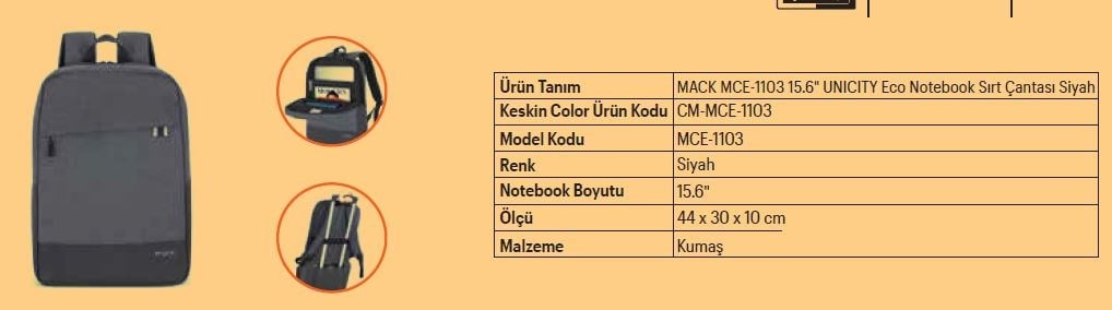 Keskin Mack Mce-1103 15.6