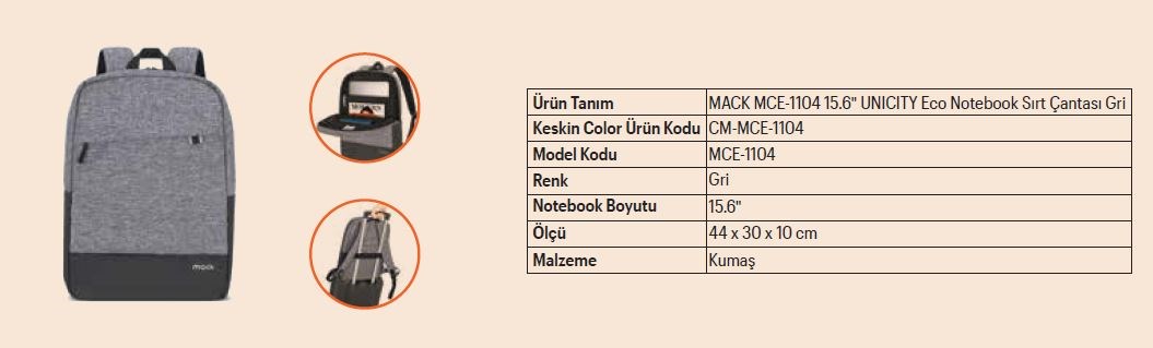Keskin Mack Mce-1104 15.6