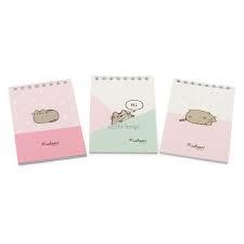 Keskin Pusheen A7 42 Yp. Çizgili Spralli 1 BloknotSpiralli Bloknotlar