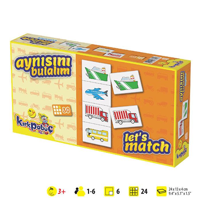 Kırkpapuç Puzzle Aynısını Bulalım Taşıtlar 6X24Kırkpapuç Puzzle Aynısını Bulalım Taşıtlar 6X24 - Kirtasiyem.netYapbozlar