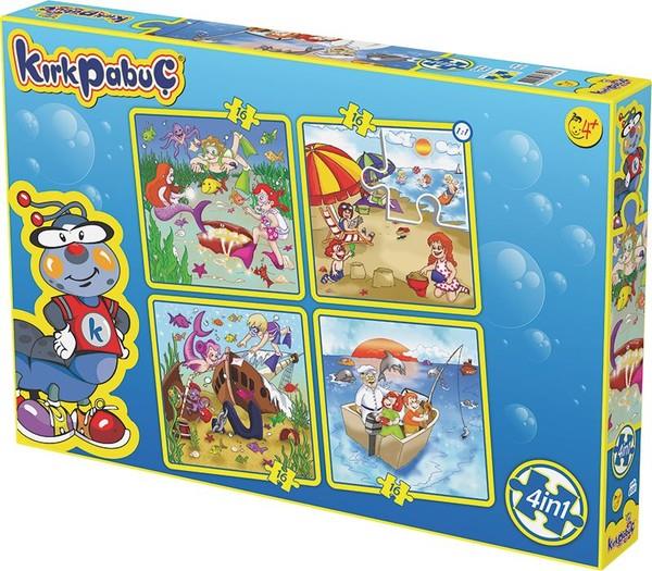 Kırkpapuç Puzzle Deniz 4X16 15 ParçaKırkpapuç Puzzle Deniz 4X16 15 Parça - Kirtasiyem.netYapbozlar
