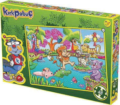 Kırkpapuç Puzzle Orman Hayvanları 2 48 ParçaKırkpapuç Puzzle Orman Hayvanları 2 48 Parça - Kirtasiyem.netYapbozlar