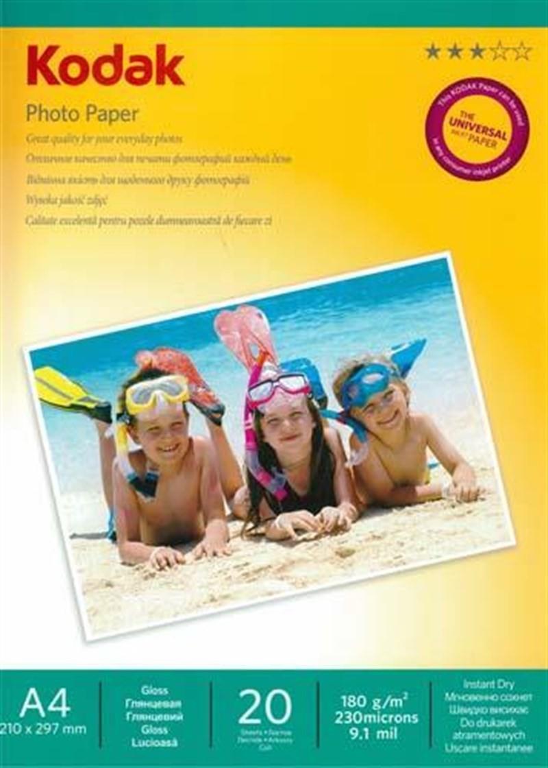 Kodak Fotoğraf Kağıdı Cgc A4 20X30 Parlak 180 Gr 20 LiKodak Fotoğraf Kağıdı Cgc A4 20X30 Parlak 180 Gr 20 Li - Kirtasiyem.netFotoğraf Kağıtları