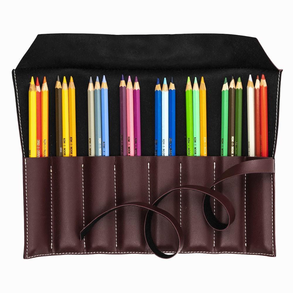 Kohiboor Mondeluz Deri Çanta Set 24 Lü        --KN01Südor Kohiboor Mondeluz Deri Çanta 24 lü KN01 - Kırtasiyem.netKuru Pastel Boyalar