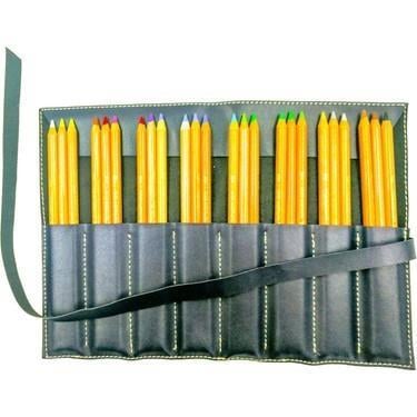 Kohiboor Pastel Pencil Deri Çanta Set 24 Lü        --KN03Südor Kohiboor Pastel Pencil Deri Çanta 24 lü KN03 - Kırtasiyem.netPastel Boyalar