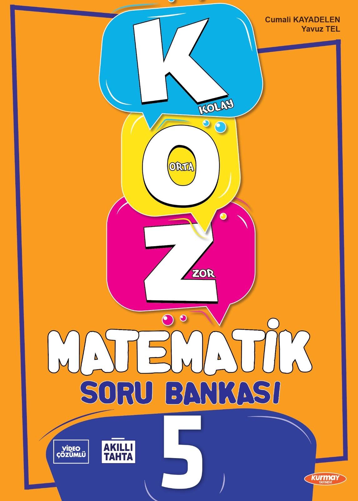 Koz 5. Sınıf Matematik Soru Bankası Koz 5. Sınıf Matematik Soru Bankası  - Kirtasiyem.net5.Sınıf