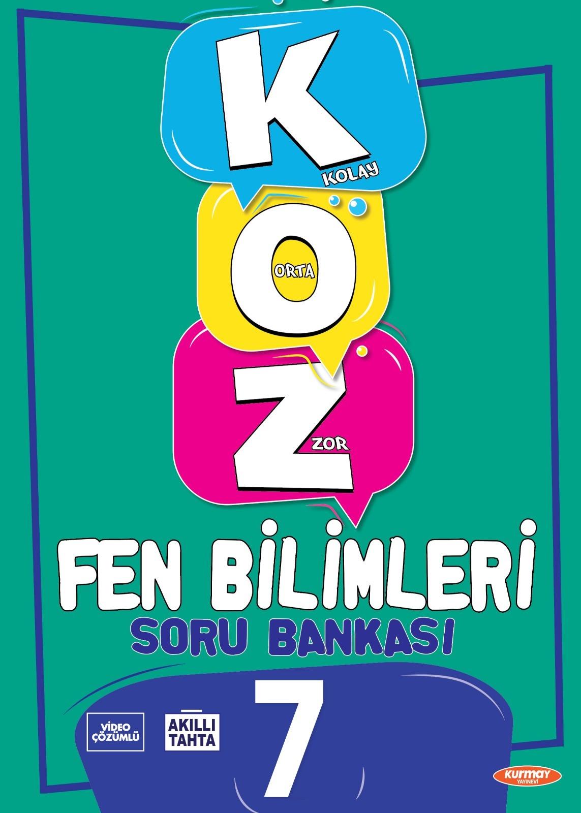 Koz 7. Sınıf Fen Bilimleri Soru Bankası Koz 7. Sınıf Fen Bilimleri Soru Bankası  - Kirtasiyem.net7.Sınıf