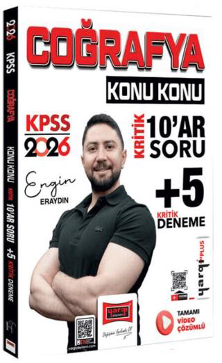 KPSS Coğrafya Konu Konu Kritik 10ar Soru +5 Kritik Deneme SınavıDiğer Kırtasiye Ürünleri