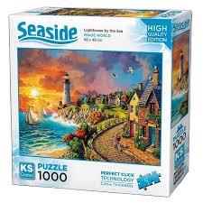 Ks Puzzle 1000 Lıghthouse By The Sea Yapbozlar
