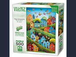 Ks Puzzle 500 Vıllage Tıth ButterflıesYapbozlar