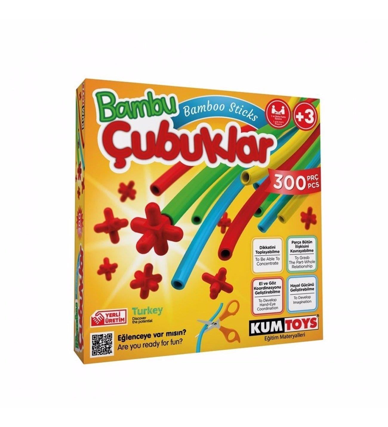 Kumtoys Bambu ÇubuklarıKumtoys Bambu Çubukları - Kirtasiyem.netAkıl Oyunları