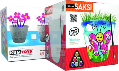 Kumtoys Seramik Saksı Boyama Anneler GünüKumtoys Seramik Saksı Boyama Anneler Günü - Kırtasiyem.netSeramikler