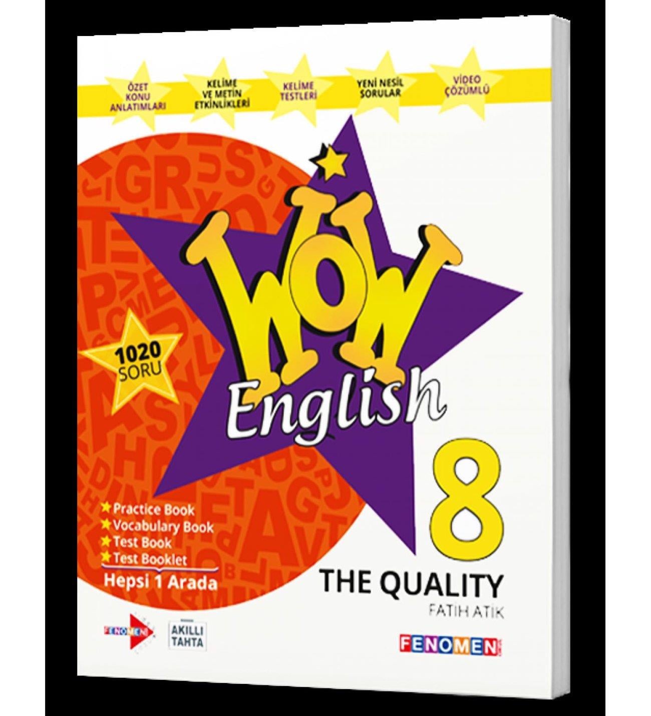Kurmay 8. Sınıf Wow English The Quality Hepsi 1 Arada Wow 8. Sınıf Englısh The Qualıty - Kirtasiyem.net8.Sınıf