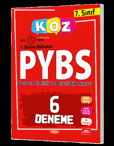 Kurmay Koz 7 Parasız Yatılılık ve Bursluluk Sınavı (6 Deneme)Kurmay Koz 7 Parasız Yatılılık ve Bursluluk Sınavı (6 Deneme) - Kirtasiyem.netTürkçe Sözlük