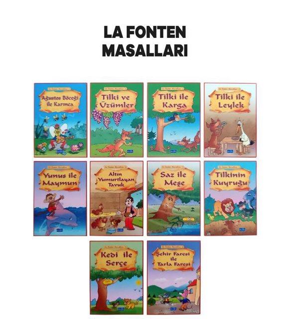 La Fontaine Masalları Küçük Boy 10 Kitap TakımLa Fontaine Masalları Küçük Boy 10 Kitap Takım - Kirtasiyem.netHikaye Kitabı Setleri