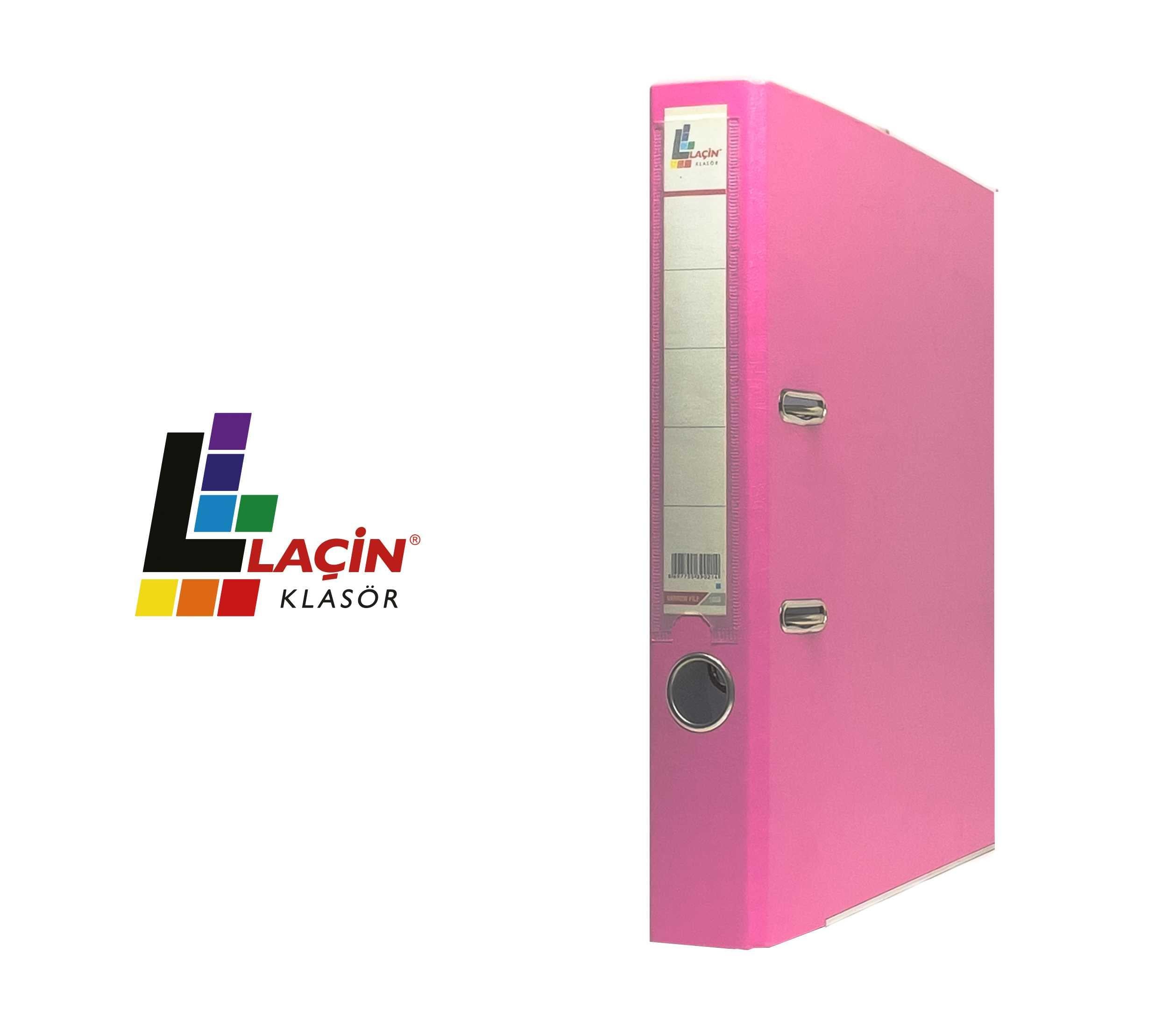 Laçin Dar Büro Klasörü Pembe Laçin Klasör Pembe Dar - Kirtasiyem.netBüro Klasörleri