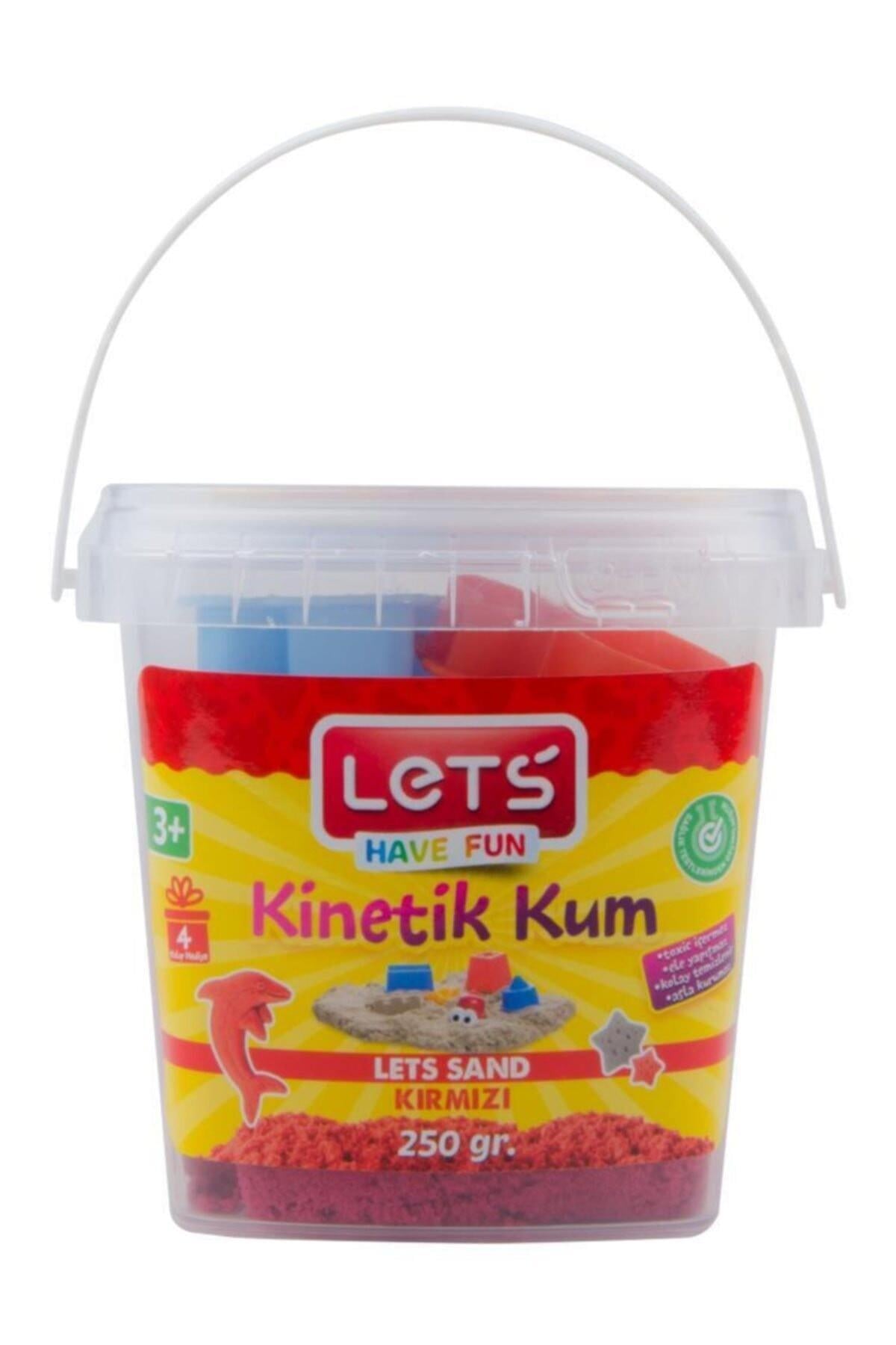 Lets Kinetik Kum 250 Gr Kırmızı Plastik Kutu L-10189Lets Kinetik Kum 250 Gr Kırmızı Plastik Kutu L-10189 - Kirtasiyem.netKinetik Kum