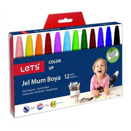 Lets Mum Boya Jel 12 Renk L-6612Lets Mum Boya Jel 12 Renk L-6612 - Kırtasiyem.netMum Boyalar