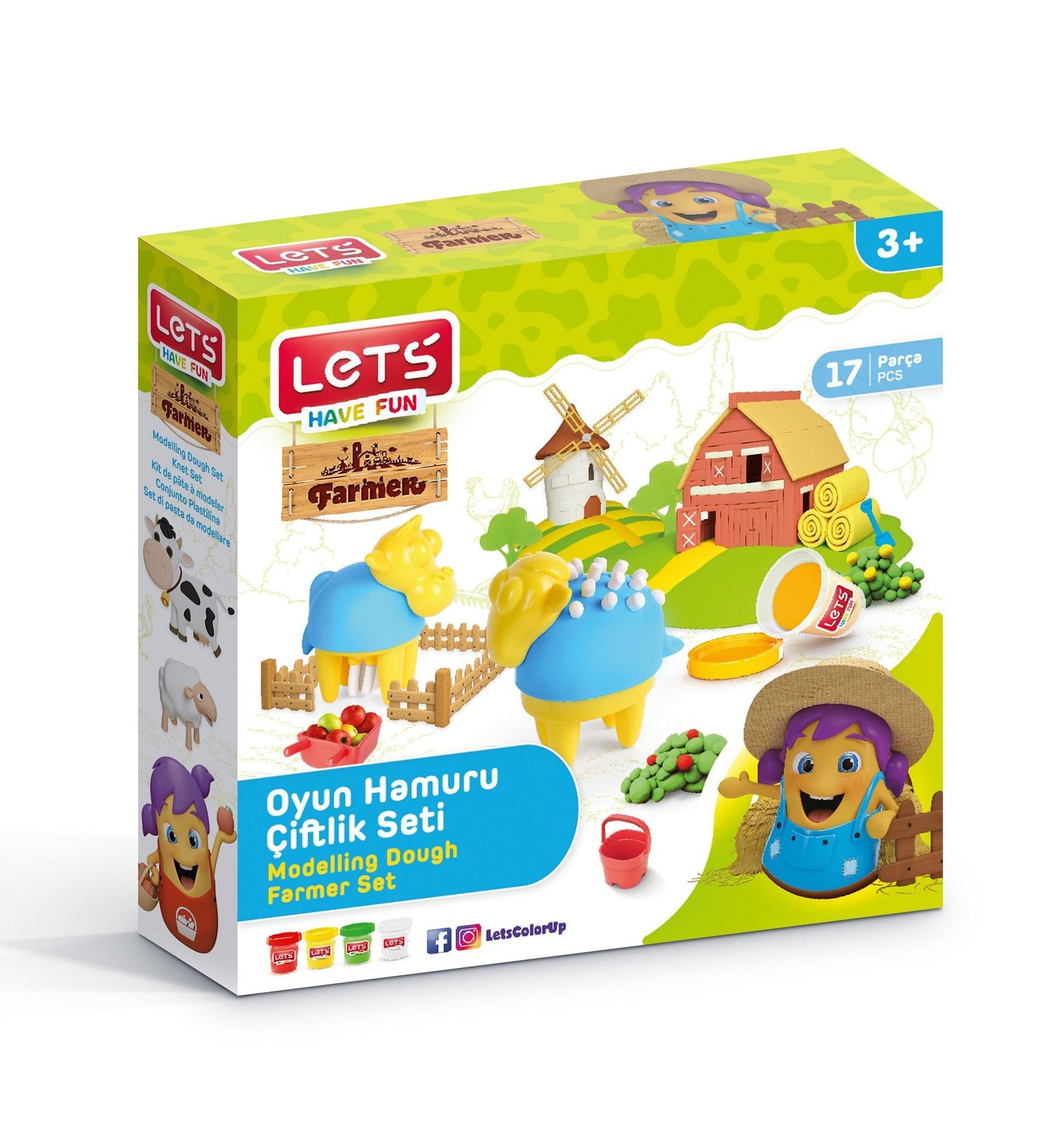 Lets Oyun Hamuru Çiftlik Seti L-9007Lets Oyun Hamuru Çiftlik Seti L-9007 - Kirtasiyem.netOyun Hamurları