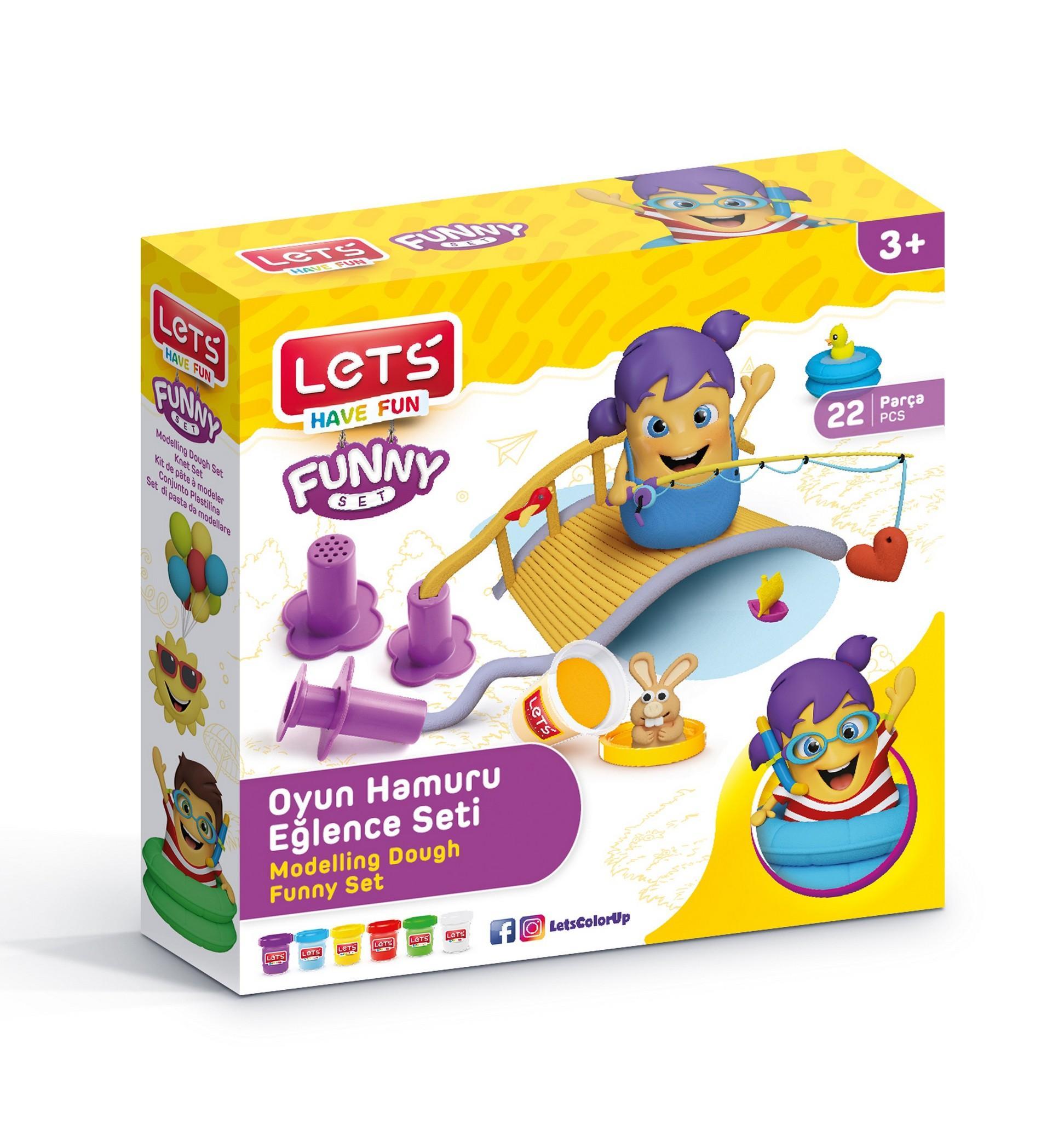 Lets Oyun Hamuru Eğlence Diyarı 6*100 Gr L 9006Lets Oyun Hamuru Eğlence Diyarı 6*100 Gr L 9006 - Kirtasiyem.netOyun Hamurları