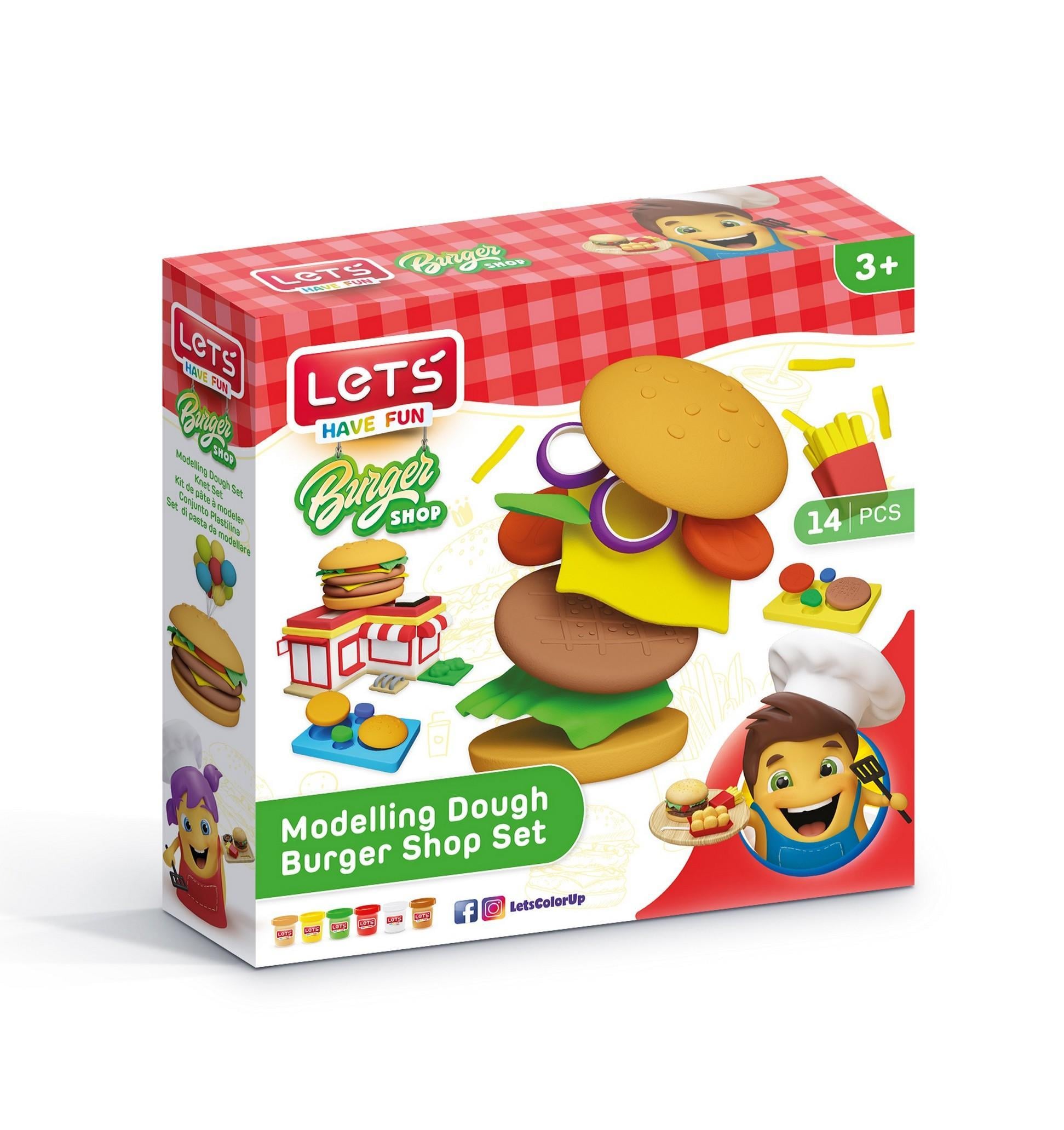 Lets Oyun Hamuru Hamburger Seti L-9003Lets Oyun Hamuru Hamburger Seti L-9003 - Kirtasiyem.netOyun Hamurları