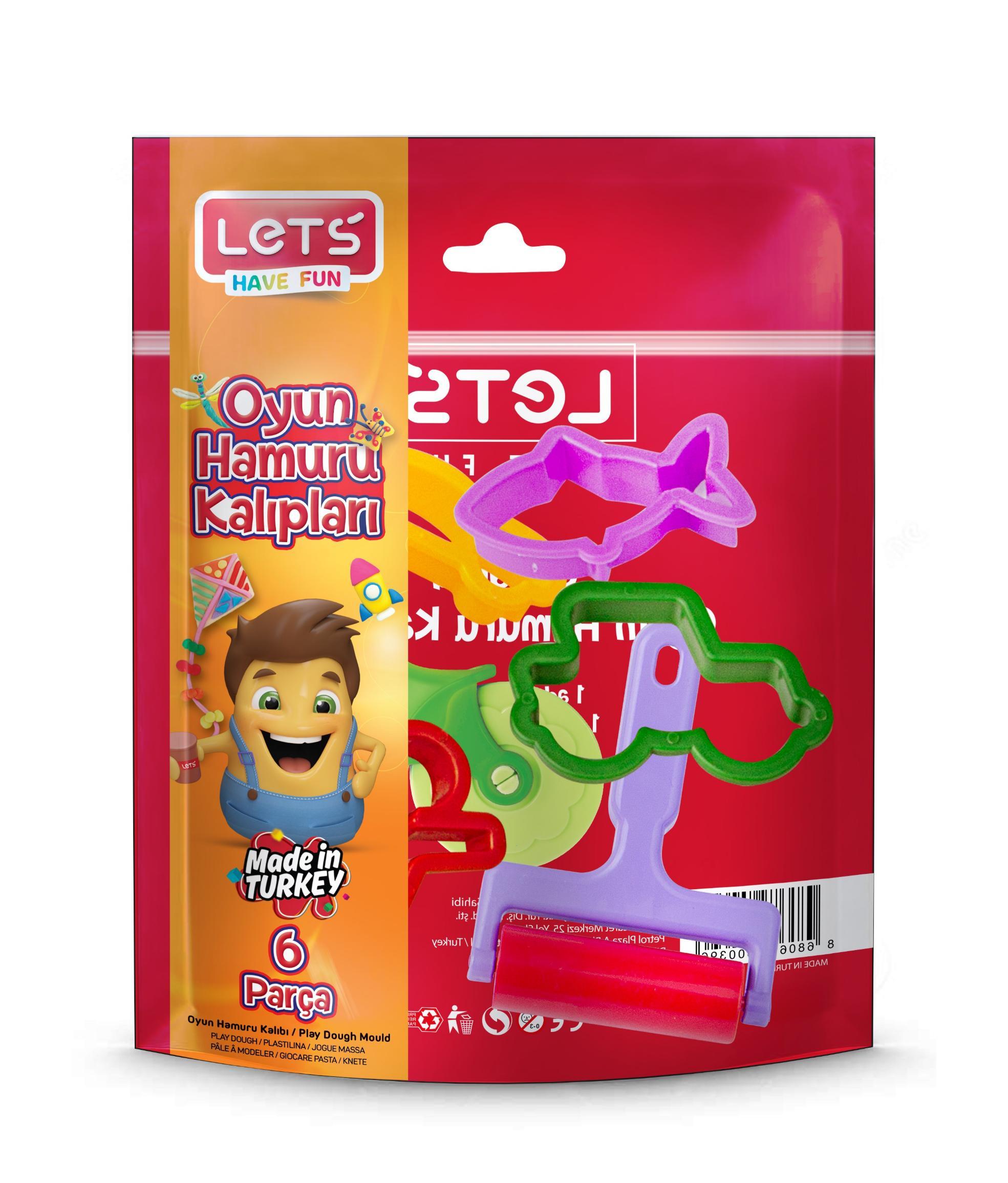 Lets Oyun Hamuru Kalıpları 6 Parça L-8418Lets Oyun Hamuru Kalıpları 6 Parça L-8418 - Kirtasiyem.netOyun Hamuru Kalıbı