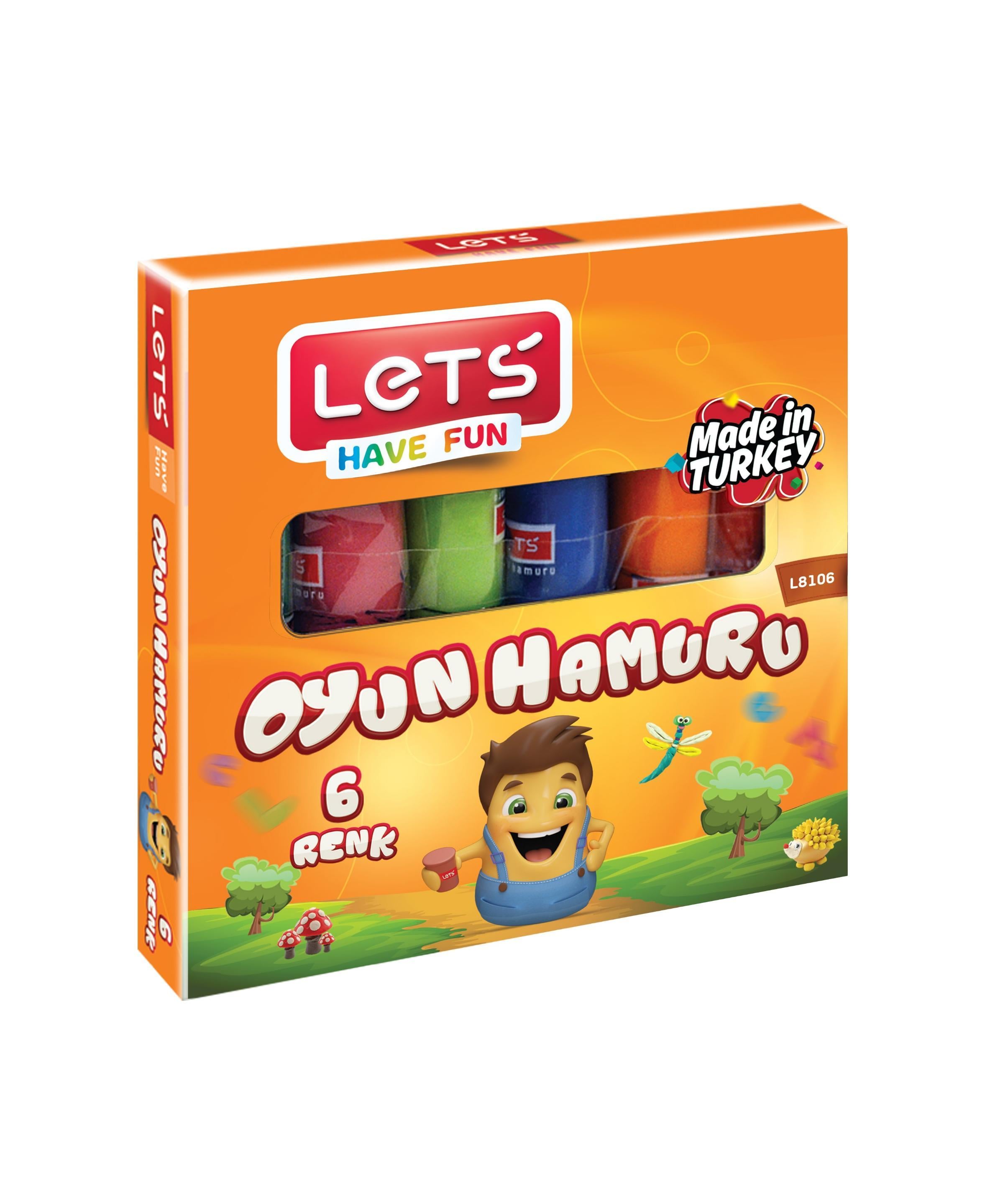 Lets Oyun Jelatinli Hamuru - 40 Gr 6 RenkLets Oyun Jelatinli Hamuru - 40 Gr 6 Renk - Kirtasiyem.netOyun Hamurları
