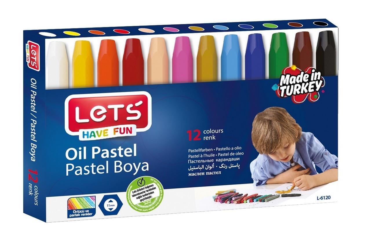 Lets Pastel Boya 12 Li L-6120Lets Pastel Boya 12 Li L-6120 - Kırtasiyem.netPastel Boyalar