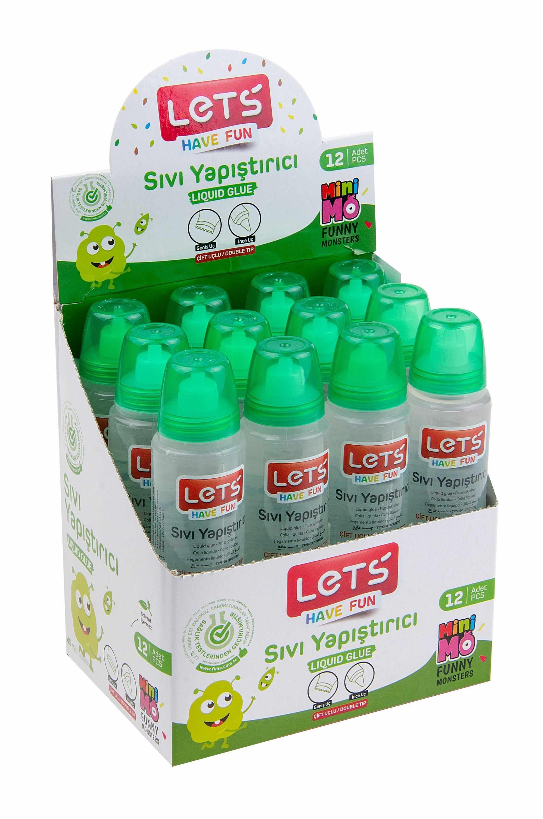 Lets Sıvı Yapıştırıcı Çift Uçlu 45 Ml L-10145 (Adet)Lets Sıvı Yapıştırıcı Çift Uçlu 45 Ml L-10145 (Adet) - Kirtasiyem.netSıvı Yapıştırıcılar
