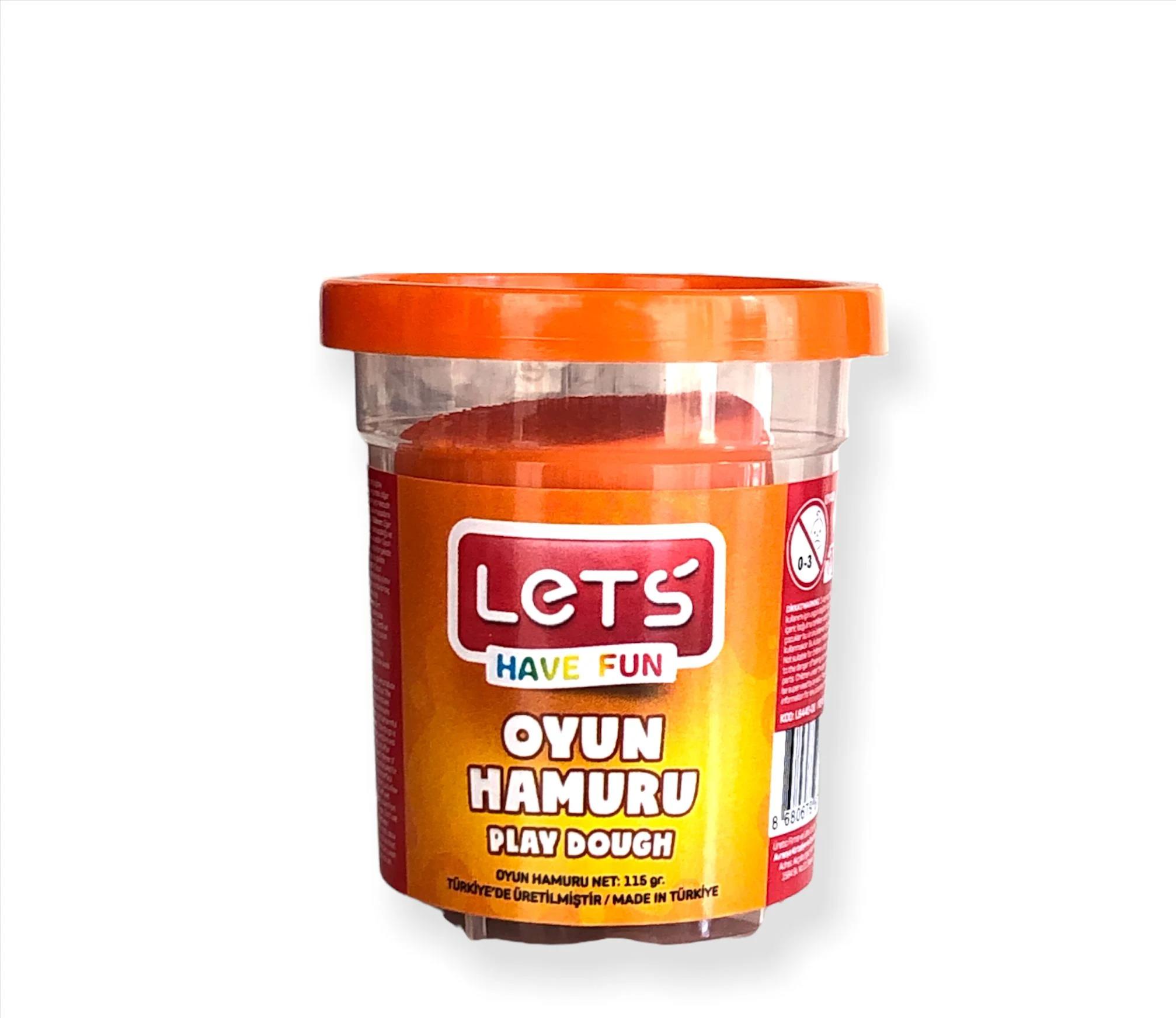 LETS Tek Renk Oyun Hamuru Turuncu 115 gr. L8440-8LETS Tek Renk Oyun Hamuru Turuncu 115 gr. L8440-8 - Kirtasiyem.netOyun Hamurları