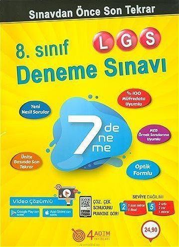 Lgs 7'Li Deneme (Video Çözümlü-Seviye DağılımlıLgs 7'Li Deneme (Video Çözümlü-Seviye Dağılımlı - Kirtasiyem.netLGS HAZIRLIK	
