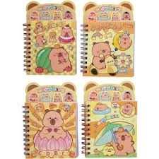 Lilamor Capybara Yandan Spıralli Not Defteri 9,5X14 Cm LLM-DF0914-CP01_24Not Defterleri