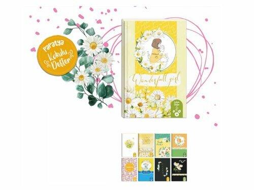 Lilamor Papatya Kokulu Defter 12,5X19,5Cm 112 Syf._144Lilamor Papatya Kokulu Defter 12,5X19,5Cm 112 Syf.(8 Ass.) *144 - Kirtasiyem.netBloknotlar