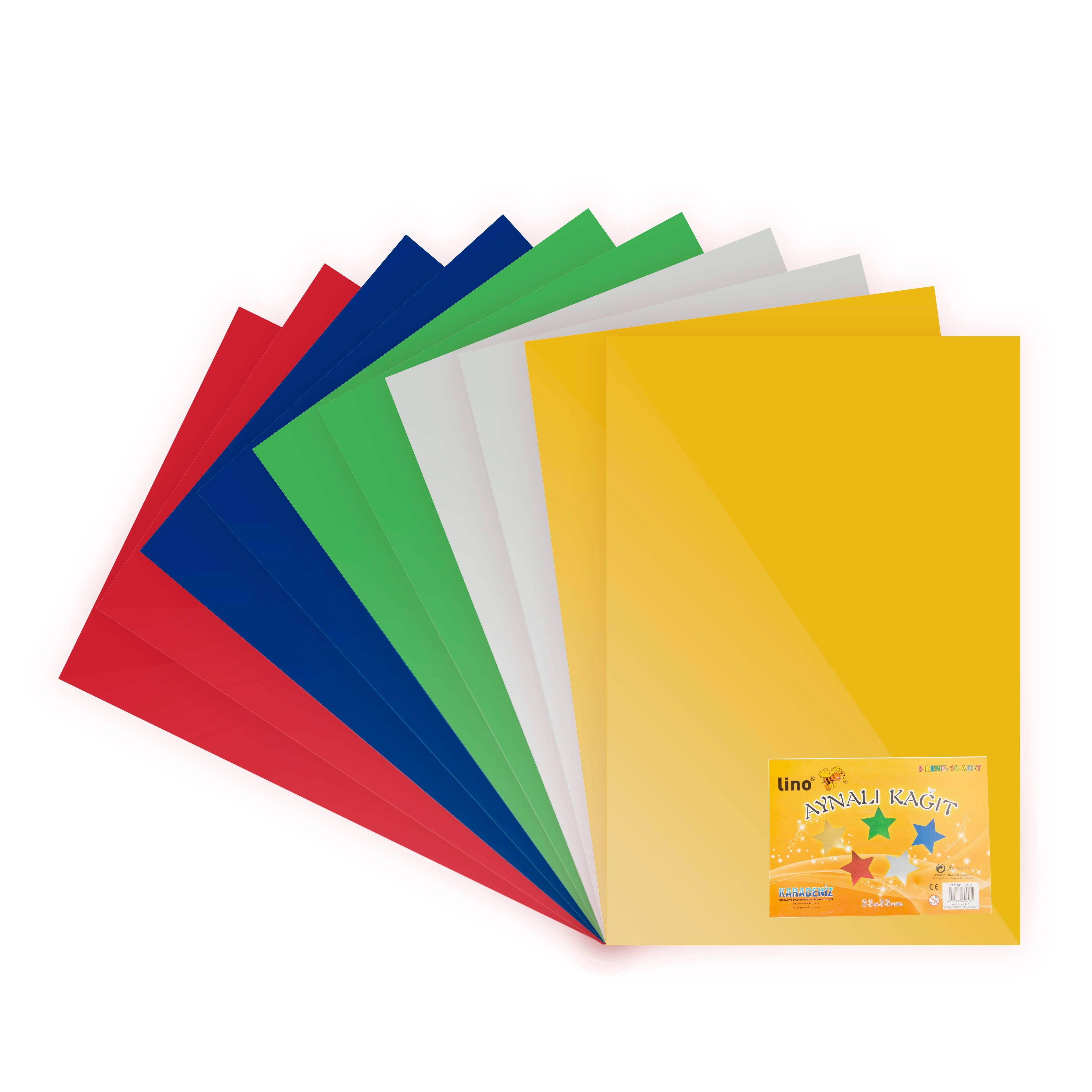 Lino Aynalı Kağıt 23X33 10 Lu 2708JLino Aynalı Kağıt 23X33 10 Lu 2708J - Kirtasiyem.netHologramlı Kağıt