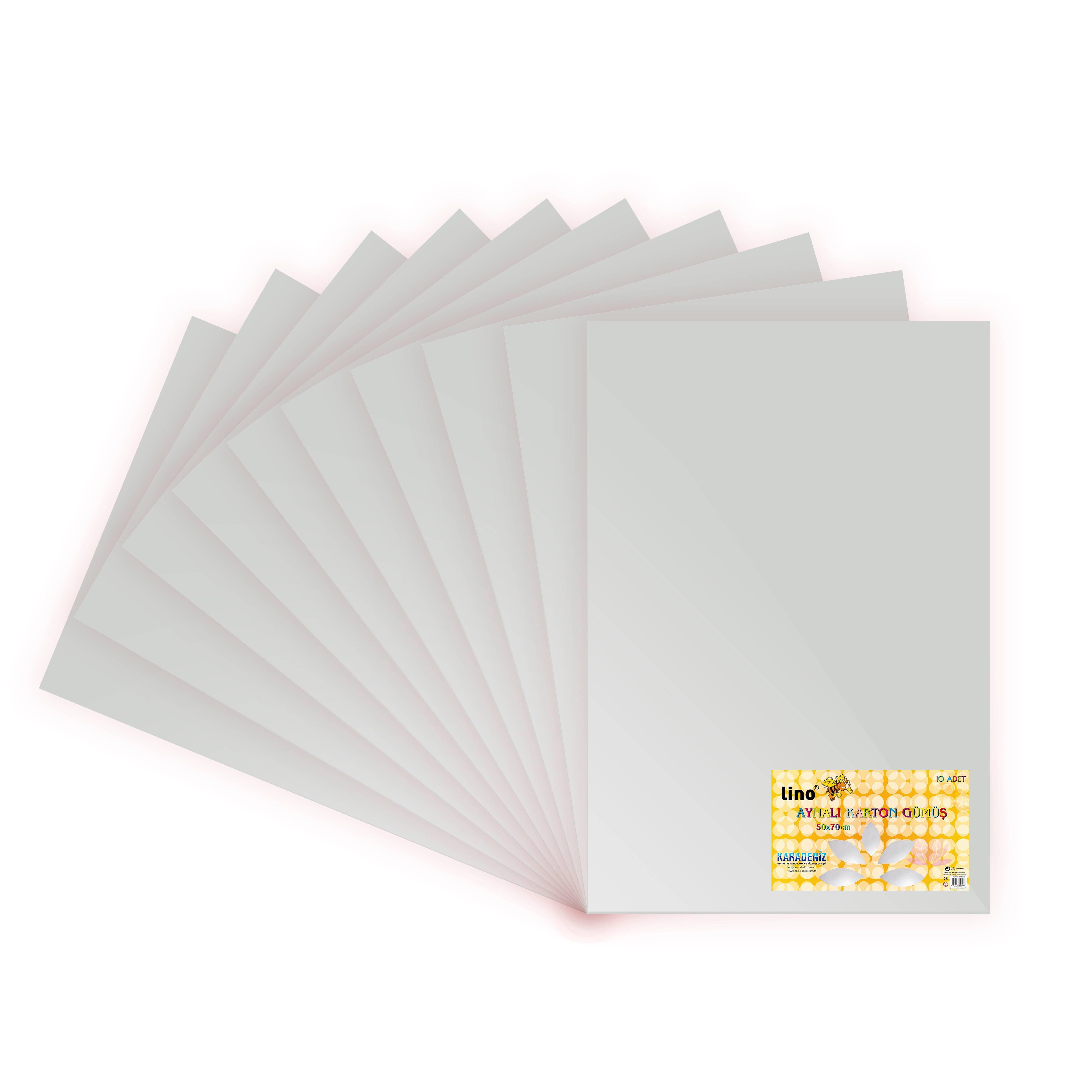Lino Aynalı Kağıt 50X70 Gümüş 2708Jq-GLino Aynalı Kağıt 50X70 Gümüş 2708Jq-G - Kirtasiyem.netMetalik Karton