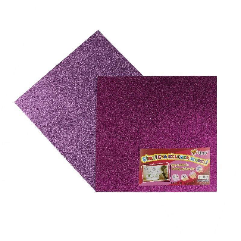 Lino Eva 33X35Cm Simli Kelebek Modeli 2 RenkLino Eva 33X35Cm Simli Kelebek Modeli 2 Renk - Kirtasiyem.netEvalar