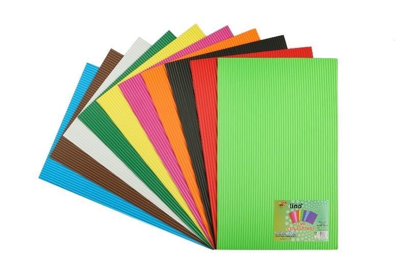 Lino Eva Çizgi Baskılı 20X30 10 Renk 2 Mm. Rbe-204Lino Eva Çizgi Baskılı 20X30 10 Renk 2 Mm. Rbe-204 - Kirtasiyem.netEvalar